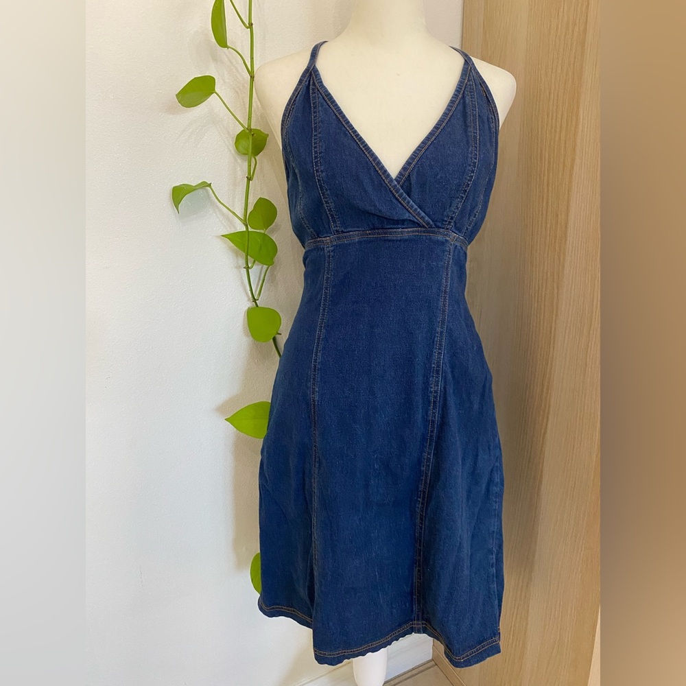 Denim Mini Dress 👗